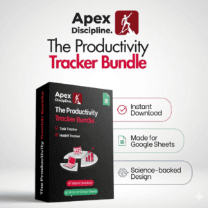 Apex Discipline Habit + Task Trackers for productivity tracking and goal achievement.