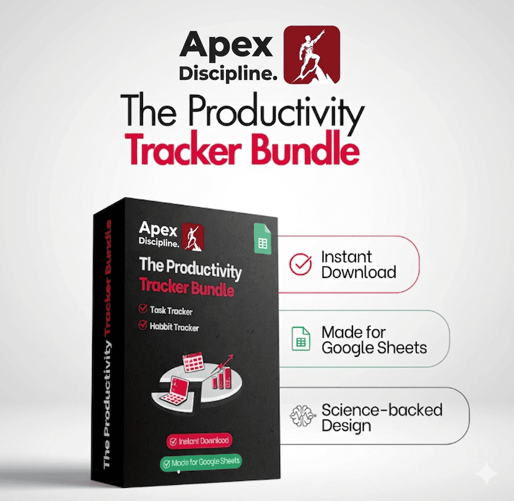 Apex Discipline Habit + Task Trackers for productivity tracking and goal achievement.